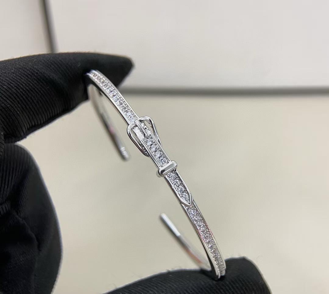 [OrnoraJewelry]DIAMOND-ENCRUSTED BRACELET THREE COLORS