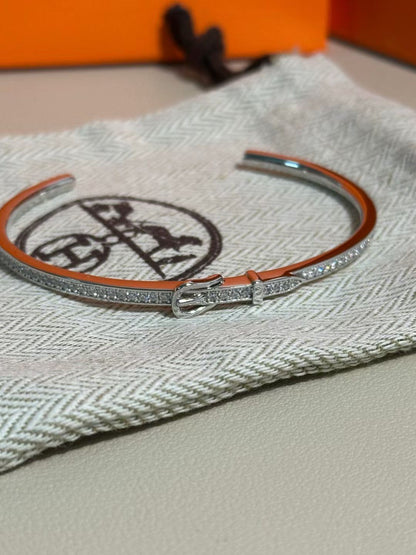 [OrnoraJewelry]DIAMOND-ENCRUSTED BRACELET THREE COLORS