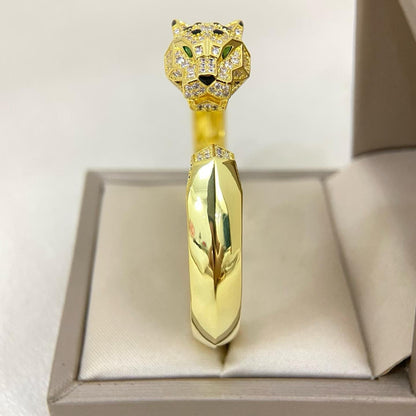 [Ornora Jewelry]DIAMOND MACHINE LEOPARD BRACELET