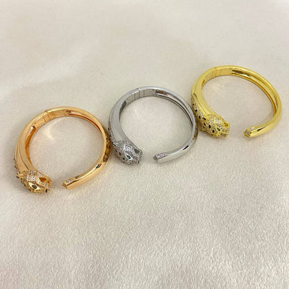 [Ornora Jewelry]DIAMOND MACHINE LEOPARD BRACELET