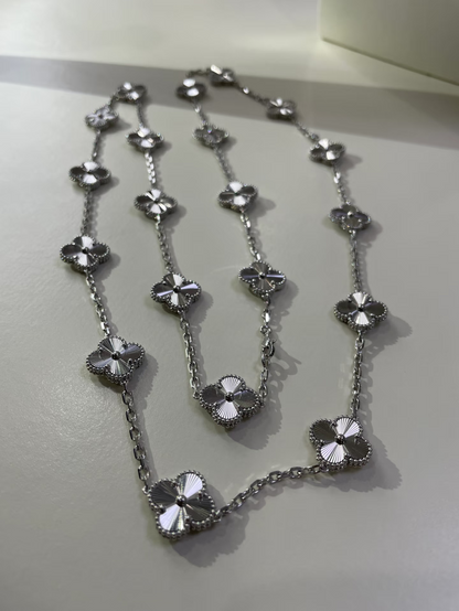 [OrnoraJewelry]CLOVER 20 MOTIFS SILVER LASER