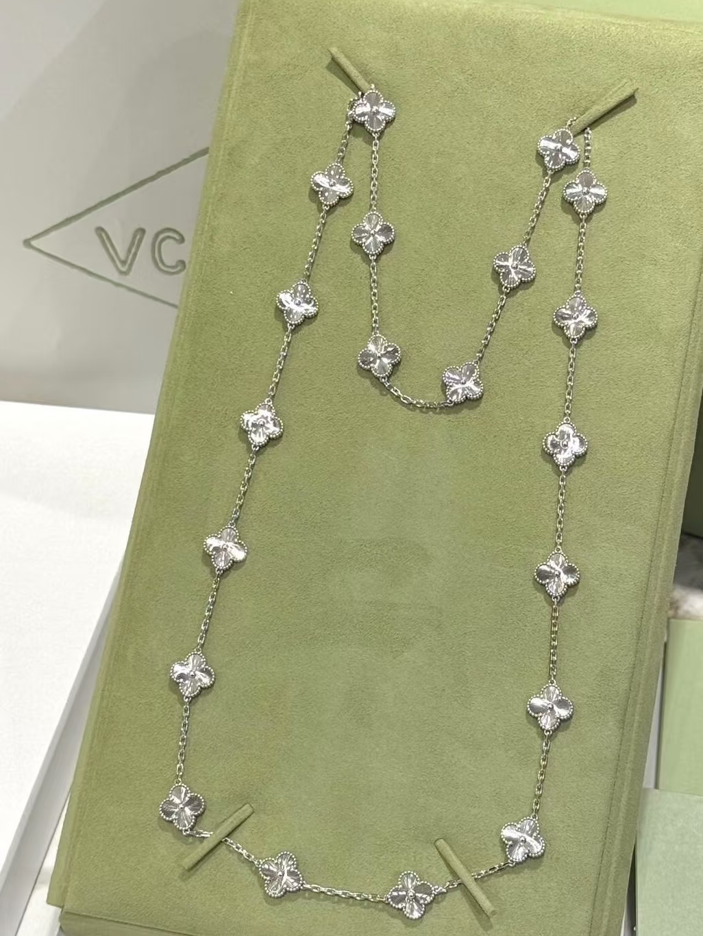[OrnoraJewelry]CLOVER 20 MOTIFS SILVER LASER