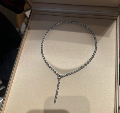 [OrnoraJewelry]NEW！SERPENT DIAMOND NECKLACE