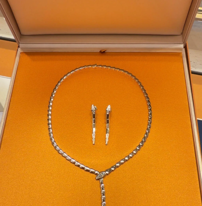 [OrnoraJewelry]NEW！SERPENT DIAMOND NECKLACE