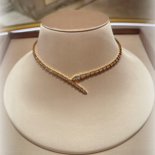 [OrnoraJewelry]NEW！SERPENT DIAMOND NECKLACE