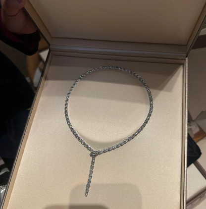 [OrnoraJewelry]NEW！SERPENT DIAMOND NECKLACE