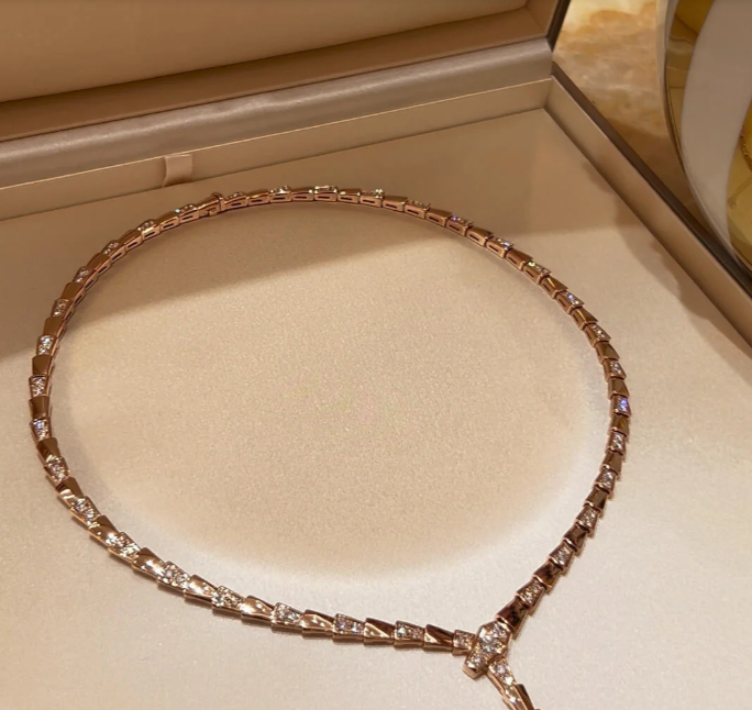 [OrnoraJewelry]NEW！SERPENT DIAMOND NECKLACE