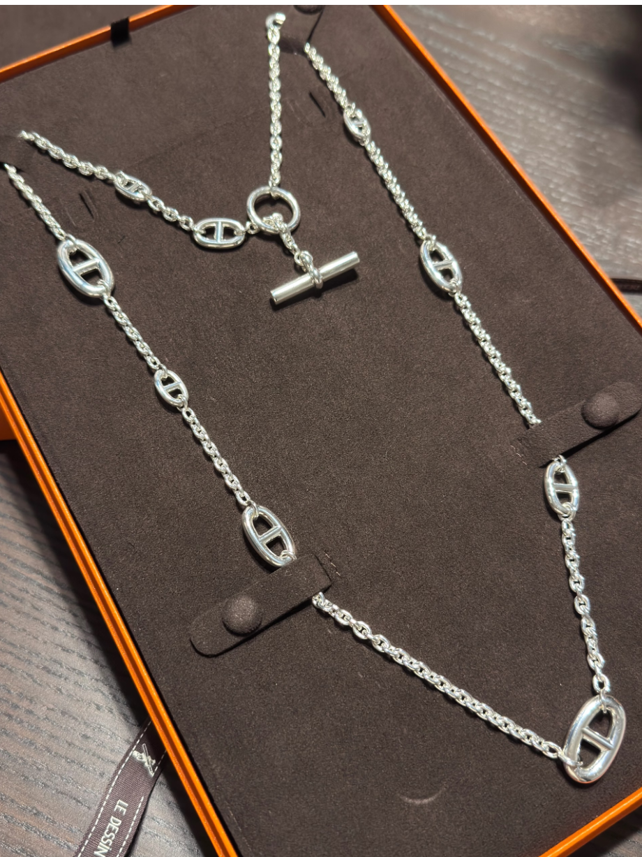 [OrnoraJewelry]Classic Silver Sweater Chain