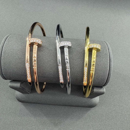 [OrnoraJewelry]JUSTE BRACELET 2.5MM  DIAMONDS2