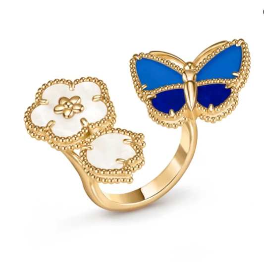 [OrnoraJewelry]2026 NEW TWIN BUTTERFLY LUCKY RING