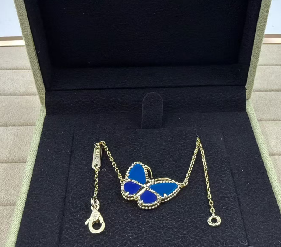 [OrnoraJewelry]2026 NEW BUTTERFLY BLUE   NECKLACE