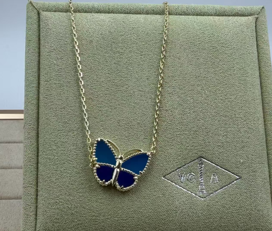 [OrnoraJewelry]2026 NEW BUTTERFLY BLUE   NECKLACE