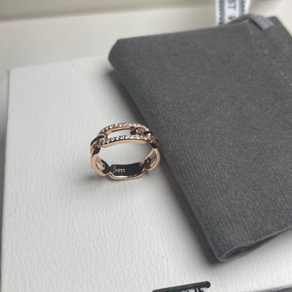 [OrnoraJewelry]Sliding Single Diamond Ring