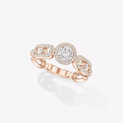 [OrnoraJewelry]Move Link Solitaire Ring