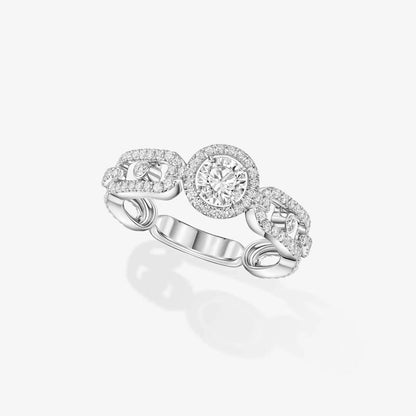 [OrnoraJewelry]Move Link Solitaire Ring