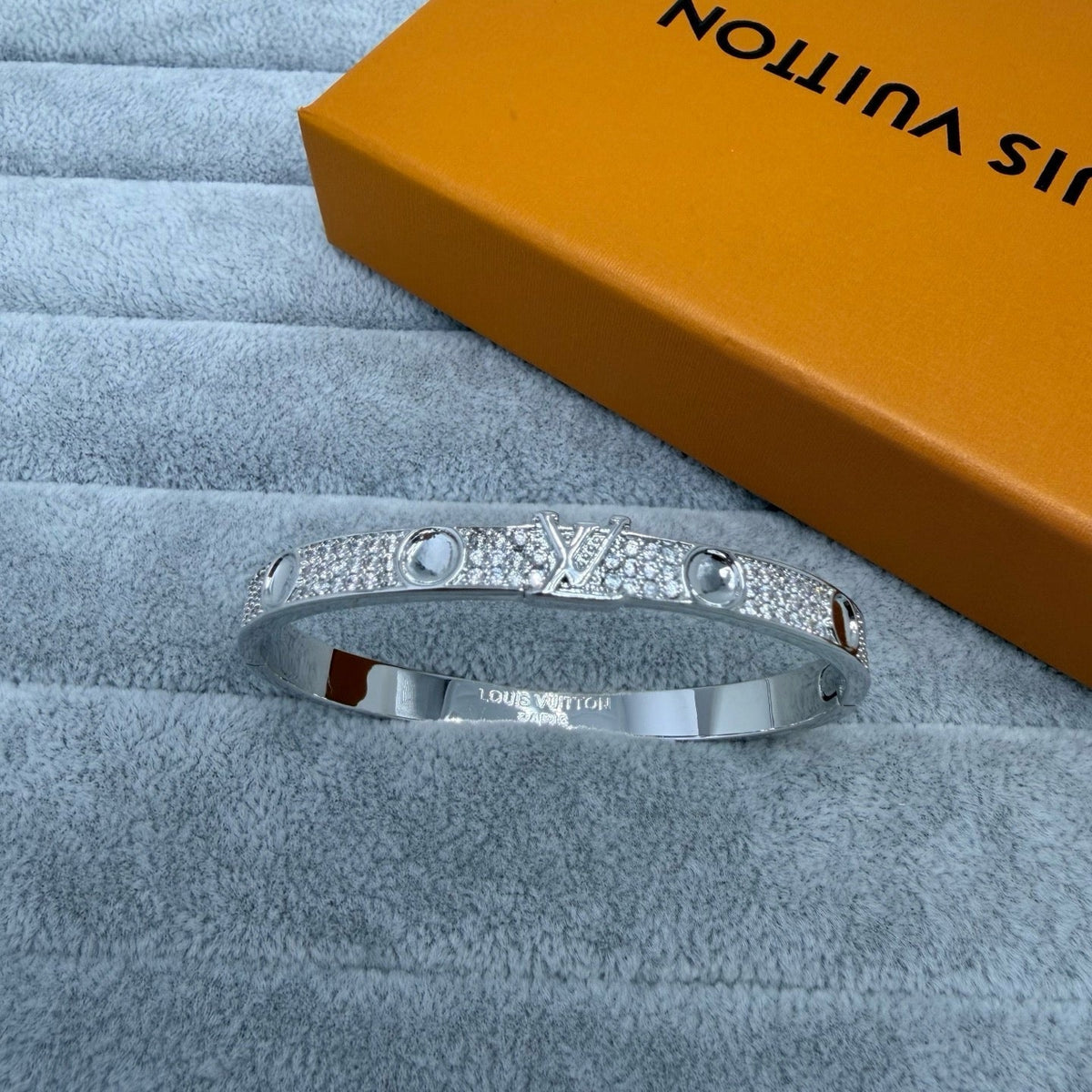 [OrnoraJewelry]PAVE DIAMOND BANGLE
