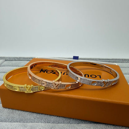 [OrnoraJewelry]PAVE DIAMOND BANGLE