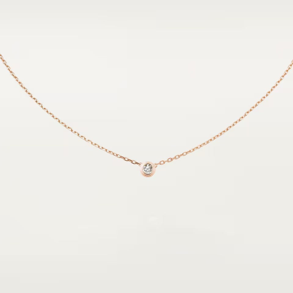 [OrnoraJewelry]DAMOUR DIAMOND NECKLACE