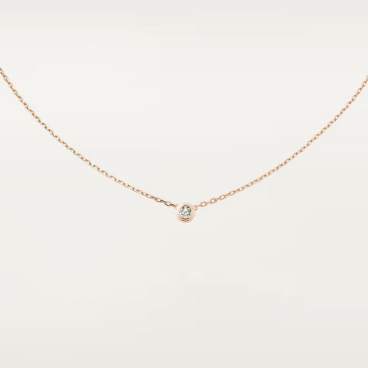 [OrnoraJewelry]DAMOUR DIAMOND NECKLACE