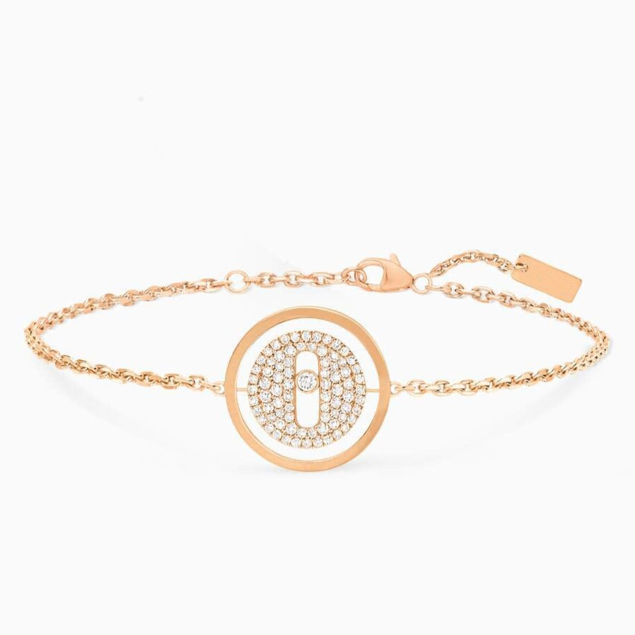 [OrnoraJewelry]LUCKY MOVE DIAMOND PAVED BRACELET