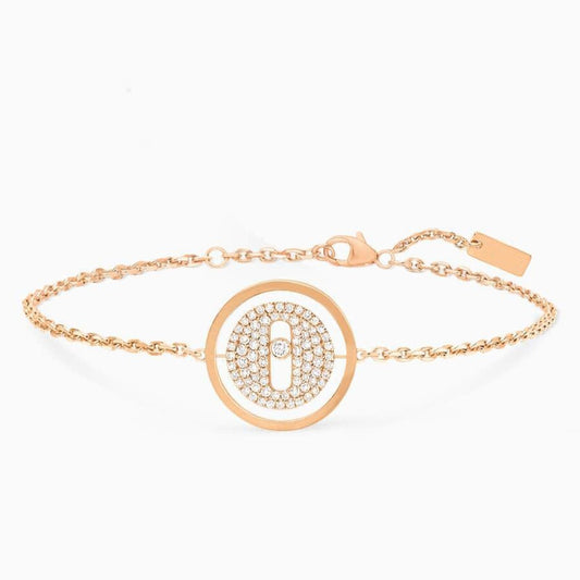 [OrnoraJewelry]LUCKY MOVE DIAMOND PAVED BRACELET