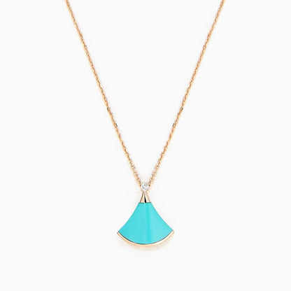 [OrnoraJewelry]DREAM NECKLACE TURQUOISE PINK GOLD