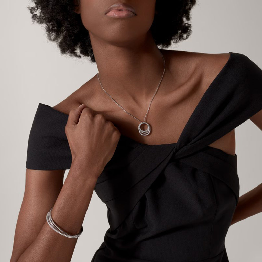 [OrnoraJewelry]ETINCELLE  FULL DIAMOND NECKLACE