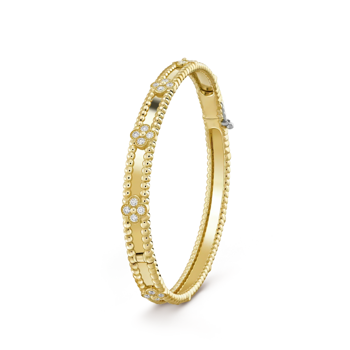 [OrnoraJewelry]CLOVER BRACELET 4MM DIAMONDS