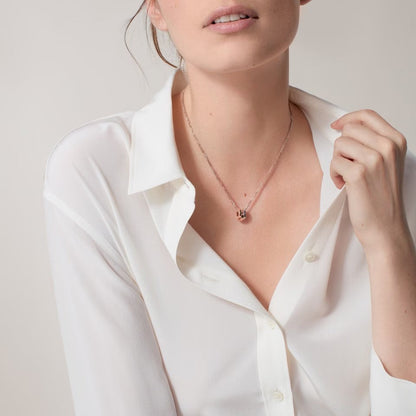 [OrnoraJewelry]LOVE 6 DIAMOND PENDANT NECKLACE