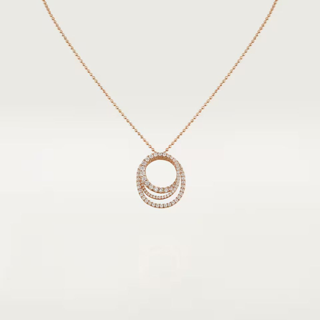 [OrnoraJewelry]ETINCELLE  FULL DIAMOND NECKLACE
