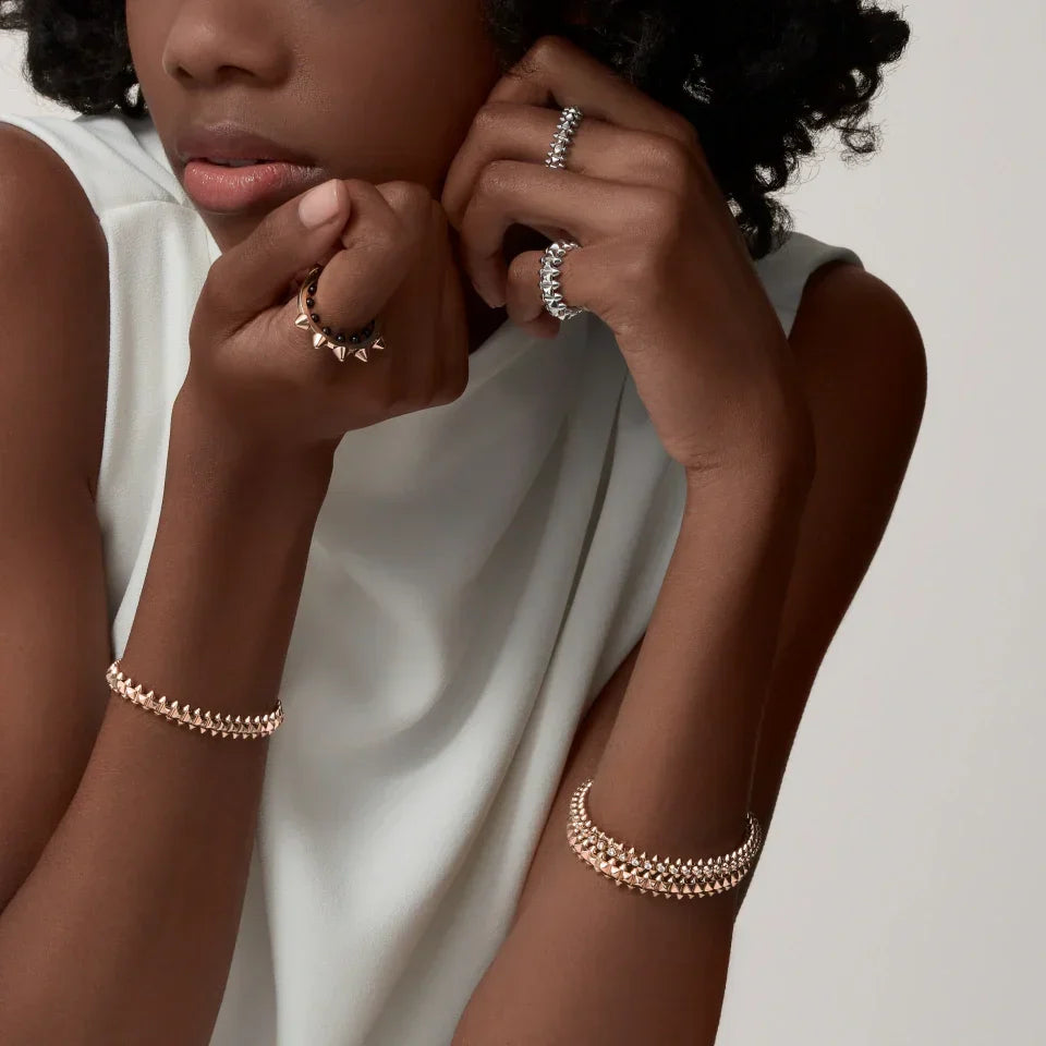 [Ornora Jewelry]CLASH  BRACELET 8MM DIAMONDS