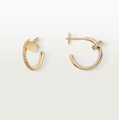 [OrnoraJewelry]JUSTE FULL DIAMOND SMALL EARRINGS