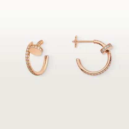 [OrnoraJewelry]JUSTE FULL DIAMOND SMALL EARRINGS