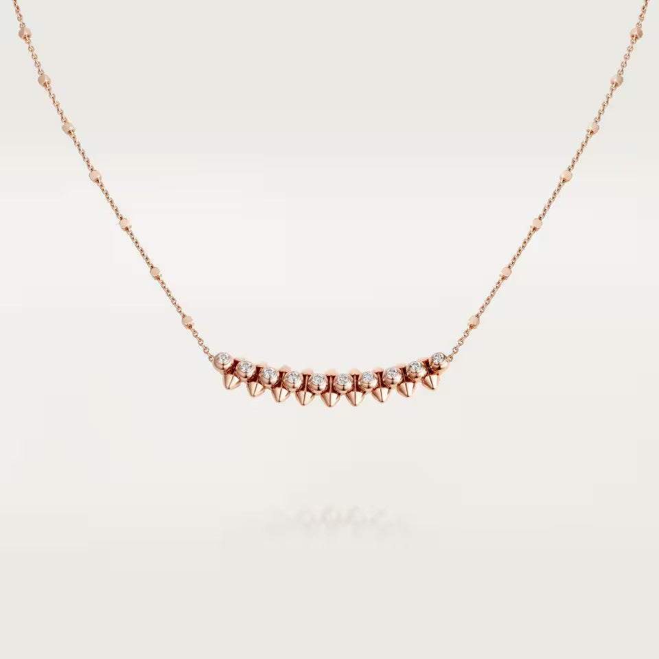 [OrnoraJewelry]CLASH  MEDIUM DIAMOND NECKLACE