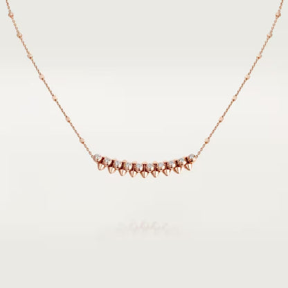 [OrnoraJewelry]CLASH  MEDIUM DIAMOND NECKLACE