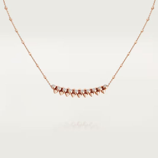 [OrnoraJewelry]CLASH  MEDIUM DIAMOND NECKLACE