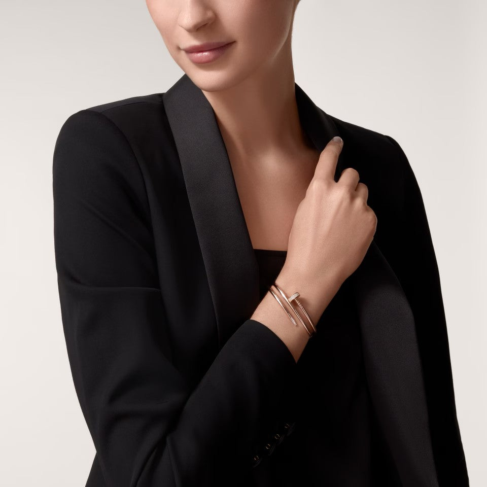 [OrnoraJewelry]JUSTE BRACELET 3.5MM DOUBLE ROW DIAMOND
