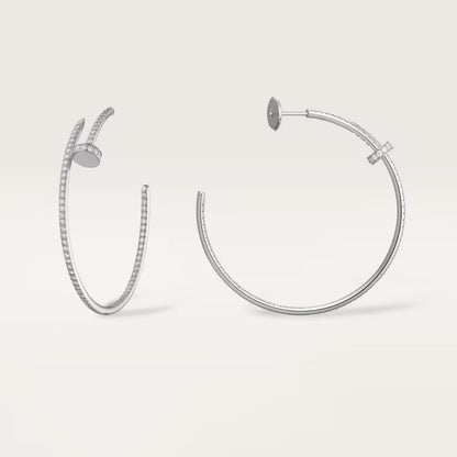 [OrnoraJewelry]JUSTE FULL DIAMOND LARGE EARRINGS