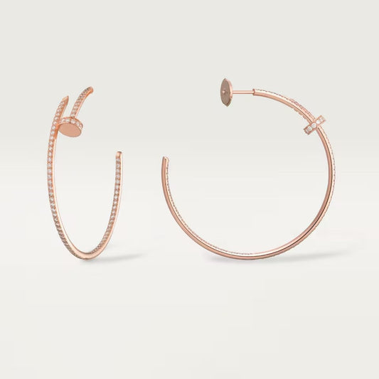 [OrnoraJewelry]JUSTE FULL DIAMOND LARGE EARRINGS