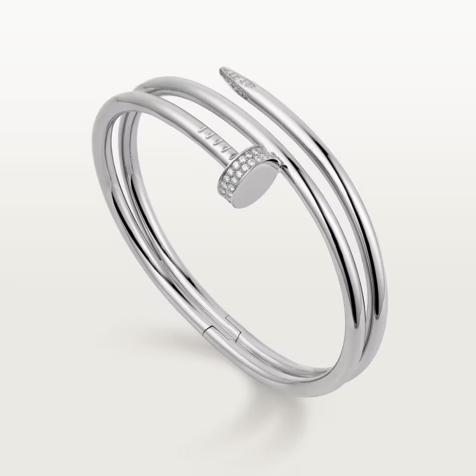 [OrnoraJewelry]JUSTE BRACELET 3.5MM DOUBLE ROW DIAMOND
