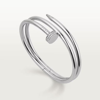 [OrnoraJewelry]JUSTE BRACELET 3.5MM DOUBLE ROW DIAMOND