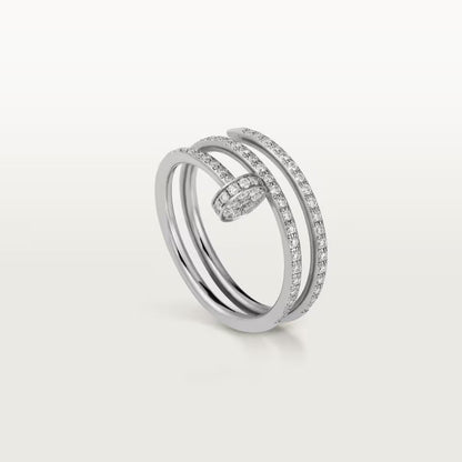 [OrnoraJewelry]JUSTE RING 4.8MM FULL DIAMOND