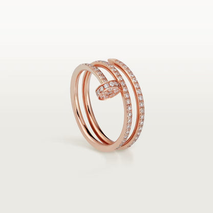[OrnoraJewelry]JUSTE RING 4.8MM FULL DIAMOND