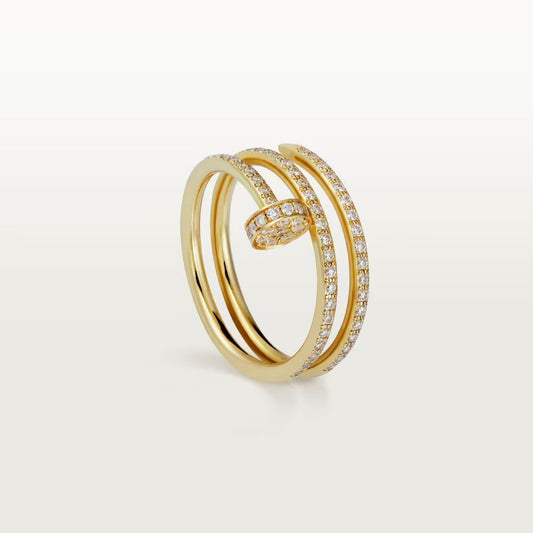 [OrnoraJewelry]JUSTE RING 4.8MM FULL DIAMOND