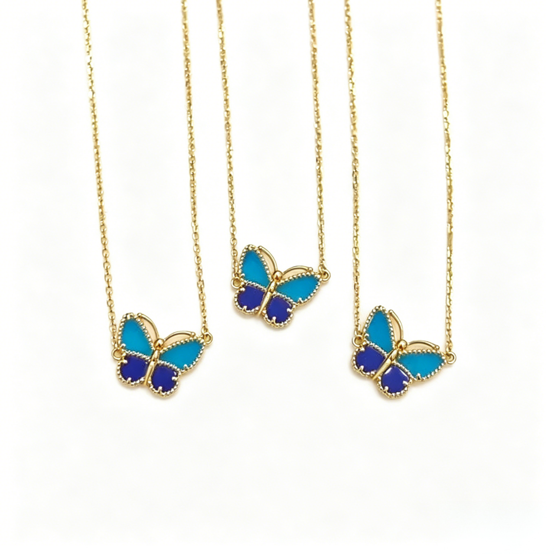 [OrnoraJewelry] 2026 NEW LUCKY BUTTERFLY 1 MOTIFS NECKLACE