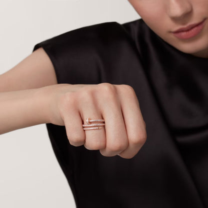[OrnoraJewelry]JUSTE RING 4.8MM FULL DIAMOND