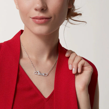 [OrnoraJewelry]PANTHERE PAVED DIAMOND NECKLACE