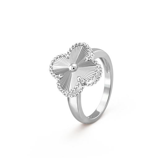 [OrnoraJewelry]CLOVER SILVER RING