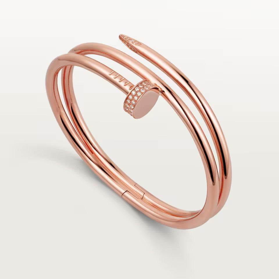 [OrnoraJewelry]JUSTE BRACELET 3.5MM DOUBLE ROW DIAMOND