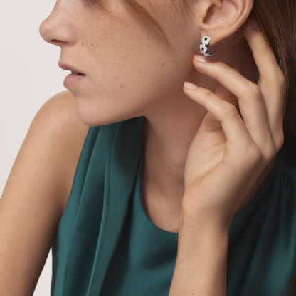 [OrnoraJewelry]PANTHERE MINI FULL DIAMOND EARRINGS